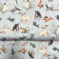 Last 24.5" x Width of fabric - Timeless Treasures - Unleashed - Tossed Dogs - Sky
