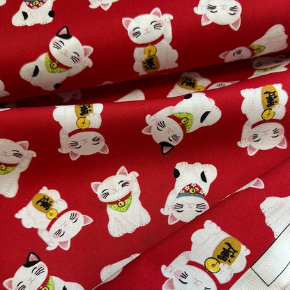 Lucky Cat - Red - Freckle & Lollie Collection