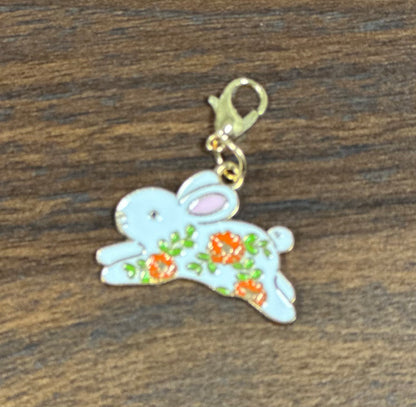Stich Marker - Charm - Floral Bunny