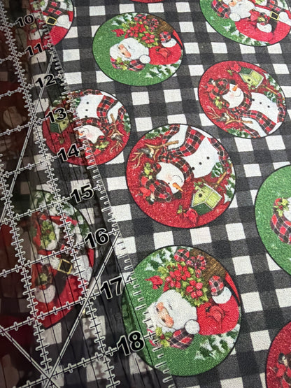 Collection Noël par Susan Winget - Père Noël à carreaux