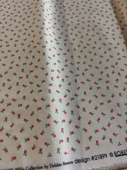 Robert Kaufman - Hints of Prints - Flowerhouse - Pink -  Priced per Half Metre