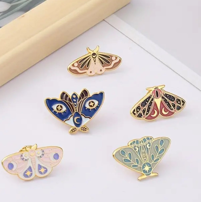 Enamel Pin  - Beautiful  Moth