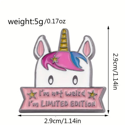 Enamel Pin  - Unicorn - I am not weird I'm Limited Edition