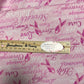 Timeless Treasures - Pink Ribbon Cure Words - Priced Per Half Metre