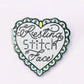 Enamel Pin - Resting Stitch Face - Heart Pin