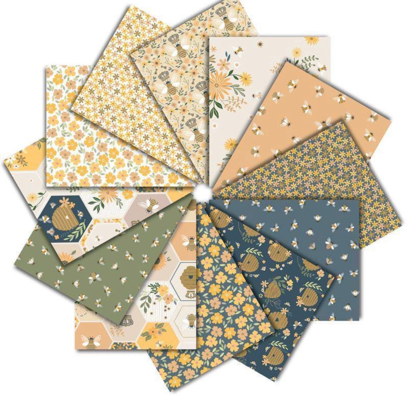Dear Stella - Bees Knees - Floret - priced by the half metre