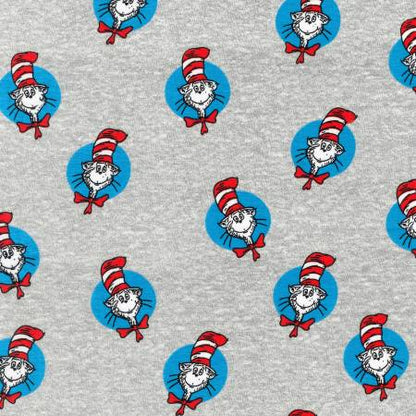 Knit - Dr. Seuss - Cat in the Hat - per half metre