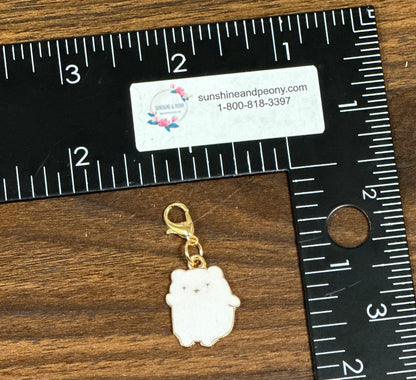 Stich Marker - Charm - Cute White Bear