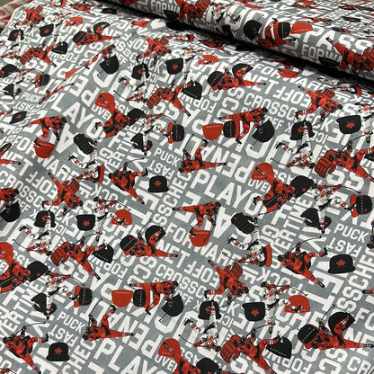 Hockey Flannel - Flanelle de match du Canada - Pour JN Harper par Robert Kaufman