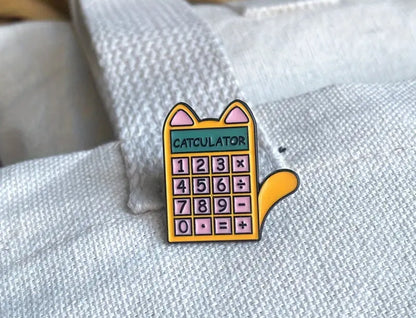 Enamel Pin  - Catculator