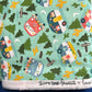 3 Wishes Fabric -  Happy Camper - Live your Adventure - Turquoise no