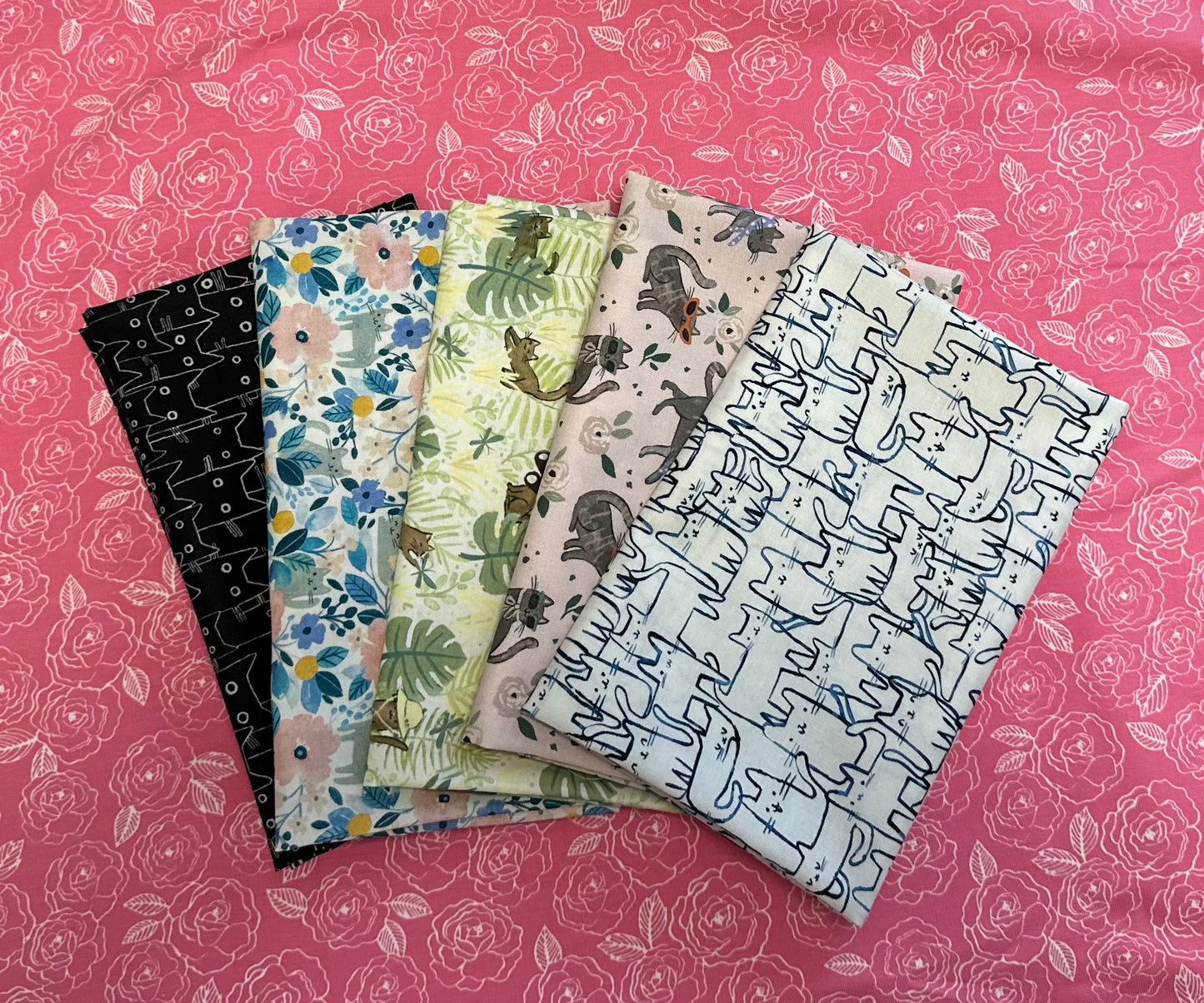 Fun Cats Themed -  Fat Quarter Bundle