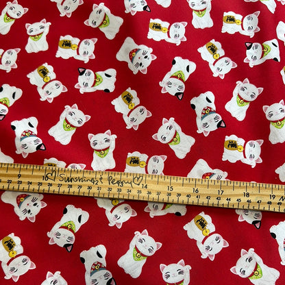 Lucky Cat - Red - Freckle & Lollie Collection