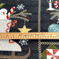 Panel - Snow Days - Flannel - Charcoal - By Bonnie Sullivan for Maywood