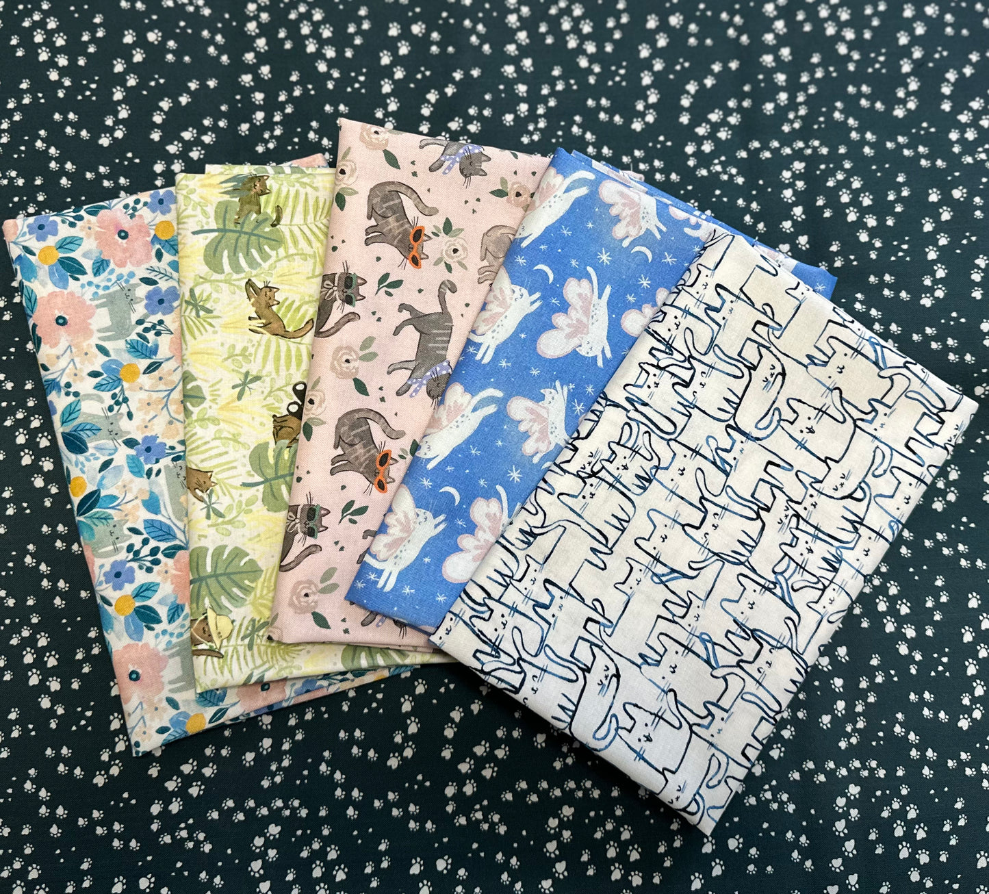 Fun Cats Themed -  Fat Quarter Bundle