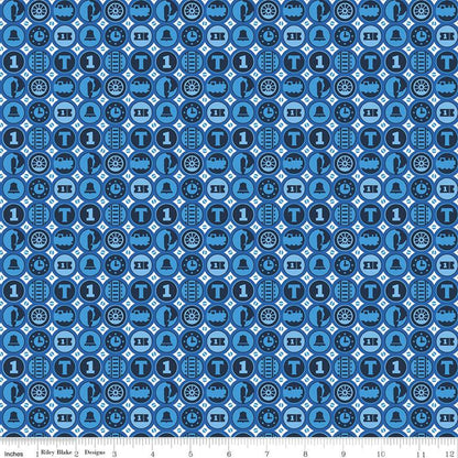 Thomas The Train by Riley Blake - Thomas and Friends - All Aboard Icons - Blue