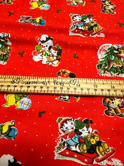 Christmas Joy  - Main Red - Cottage Mama Christmas Joy Collection for Riley Blake