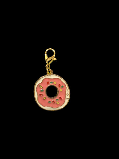 Stitch Marker / Zipper pull - Charm - Cute Donut