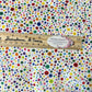 Wilmington Prints - Glass Beads - White  - By Hello Angel Essentials for Wilmington Prints - Priced per Half Metre