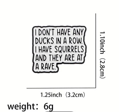 Enamel Pin  - Ducks in a Row