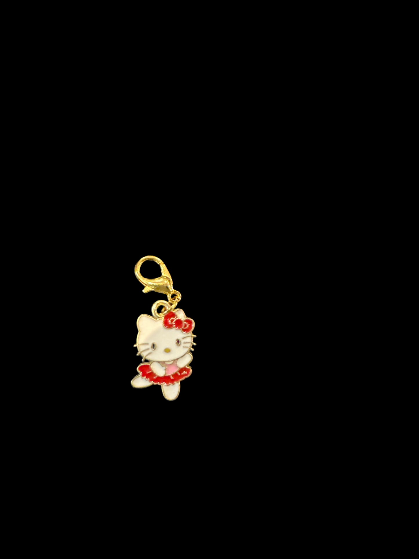 Stitch Marker/Zipper Pull - Charm - Cute Kitty - Ballerina