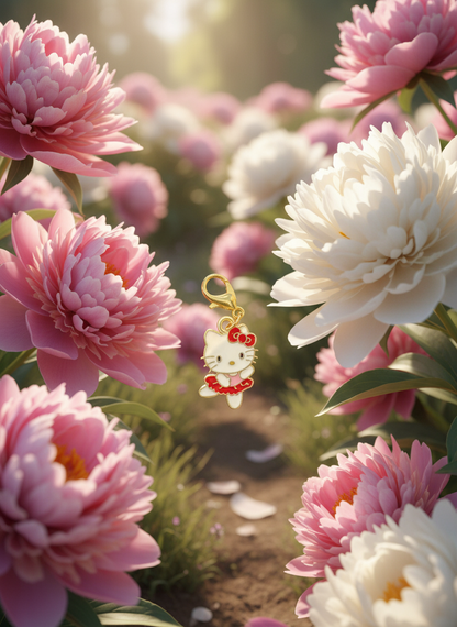 Stitch Marker/Zipper Pull - Charm - Cute Kitty - Ballerina