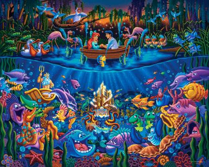 Disney Panel - Disney Part of Your World - Panel 36" x 43.5” wide