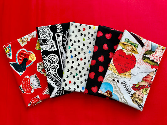 Cheers to Love - Valentines Day  - Fat Quarter Bundle