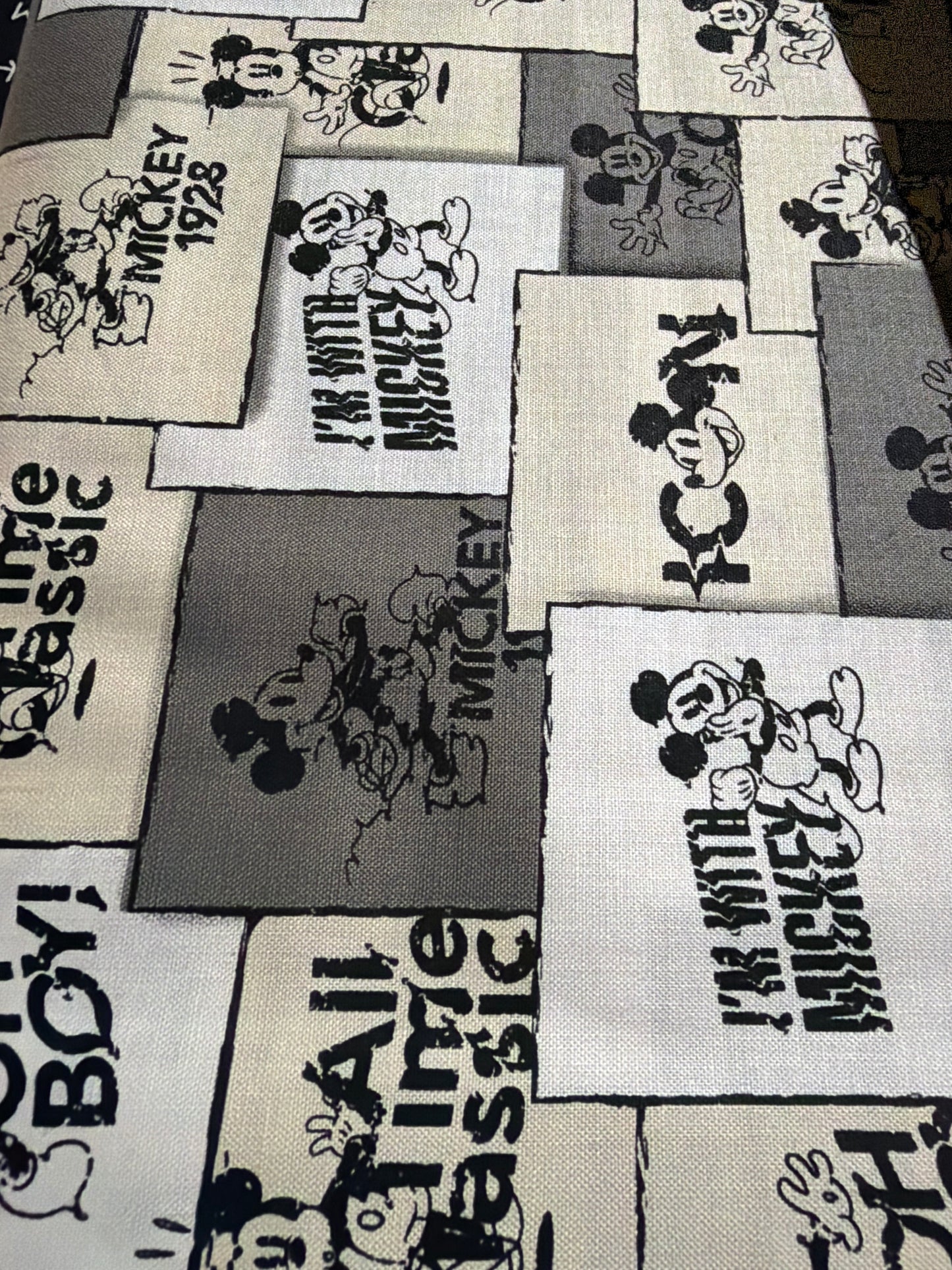 Disney - Mickey squares  - priced per half metre