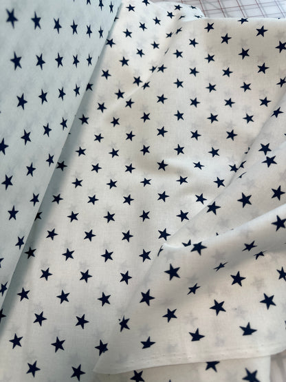 Robert Kaufman - Sevenberry Classiques - Stars on White - Midnight