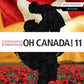 Northcott Fabrics - Oh Canada 11 - Stonehenge - Poppies on Black