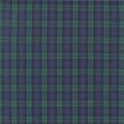 Sevenberry Classic Plaids Collection by Robert Kaufman - Hunter - Priced per half metre