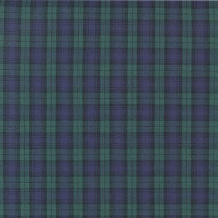 Sevenberry Classic Plaids Collection by Robert Kaufman - Hunter - Priced per half metre