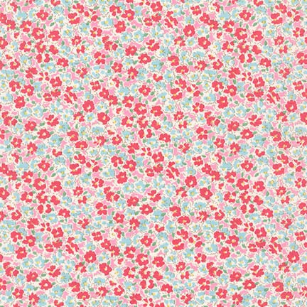 Robert Kaufman Fabrics - Petite Garden - by Sevenberry - Pink - Priced by the Half Metre