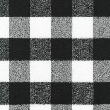 Premium Flannel - Mammoth Flannel - Robert Kaufman - White  - Priced per half metre