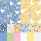 Sweet Spring de P &amp; B Textiles par Debbie Monson Collection - Empileur de 5 pouces - 42 pièces. - Pack de charmes 