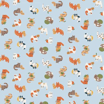 Dear Stella  -  Night Swim Collection - Tropical Cats - Plume