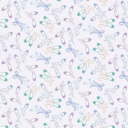 Last cut from bolt - 28.5" x width of fabric - Dear Stella - Life Behind Barres - What's Your Point - Potpourri