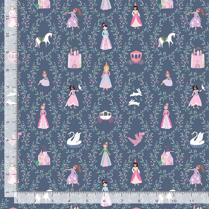 Dear Stella - Bijou Princess Trellis  - From the Dear Stella Enchanted collection -  Priced by the Half Metre