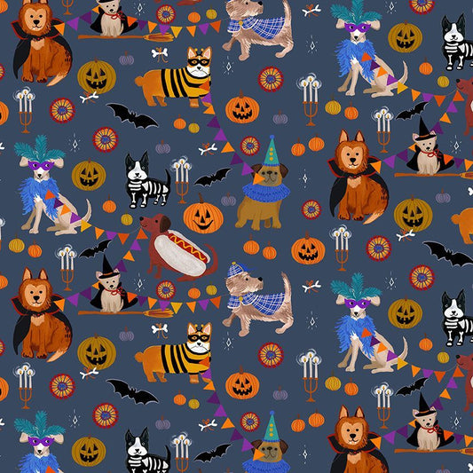 Dear Stella - Howloween - Moonlight Howloween  - Sold by the half metre