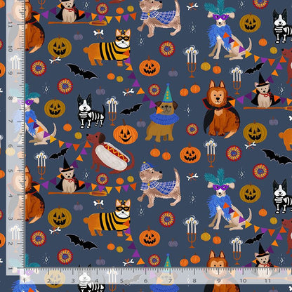 Dear Stella - Howloween - Moonlight Howloween  - Sold by the half metre