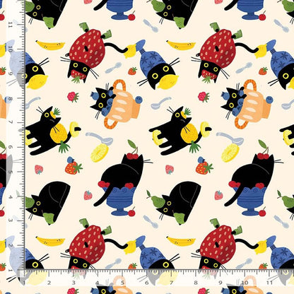 Dear Stella - Furruit Platter by Leezaworks Collection - Priced per half metre