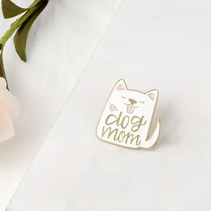 Enamel Pin  - Dog Mom