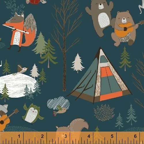 Windham Fabrics - Whistler Studios - Bear Camp - Night