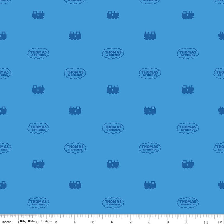 Thomas The Train by Riley Blake - Thomas & Friends - Silhouettes - Blu ...