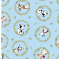 The Craft Cotton Company - Man's Best Friend Collection - Berry Wreath - Blue