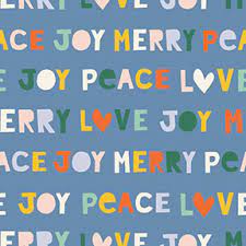 Holiday Icons - Paintbrush Studio Holiday Icons by Amersand Design Collection - Words on Blue