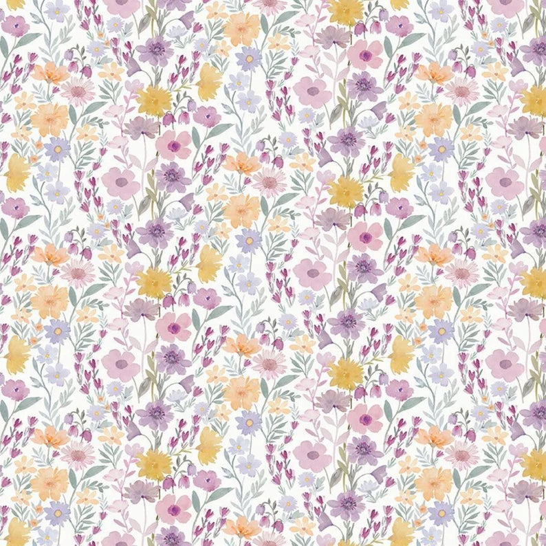 Dear Stella  -  Floral Dream - And Sew It Goes Collection - White