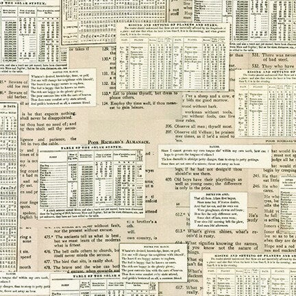 Robert Kaufman - Vintage Almanac - Out of Print Collection