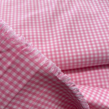 Last cut from bolt  - 38" x width of fabric - Carolina Gingham - Candy - by Robert Kaufman